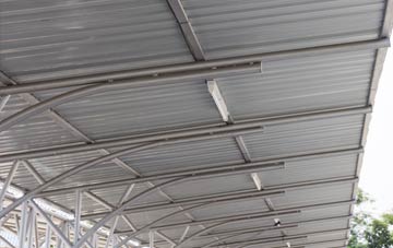 installing Lower Hordley metal roofing